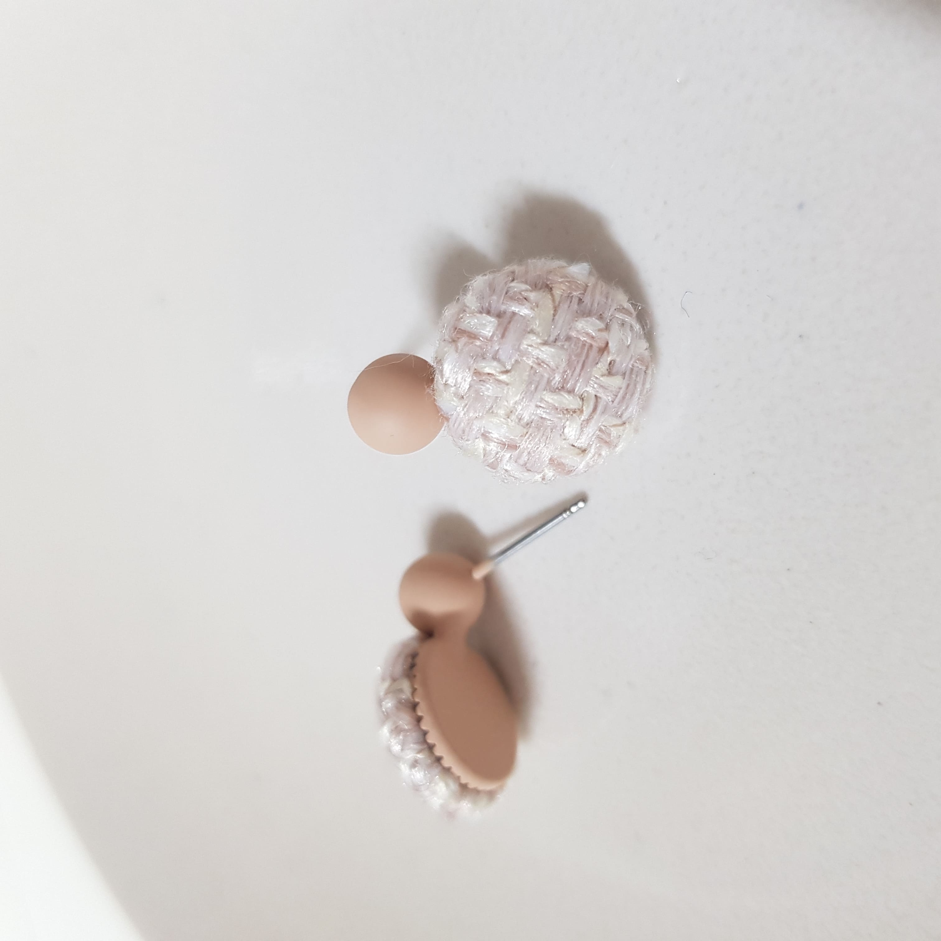 【B001】(耳環) 格子紐 4