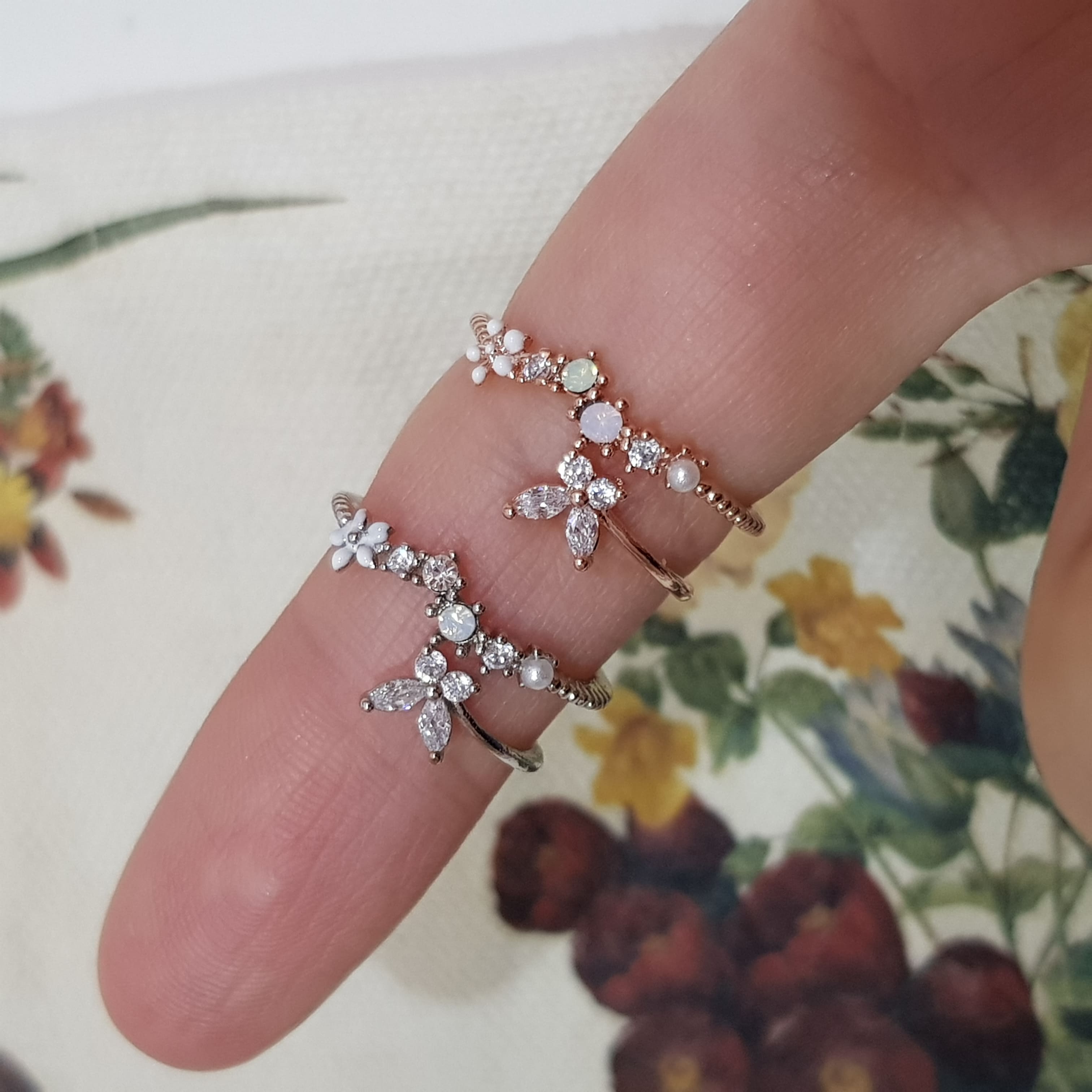 【E104】(戒指) 蝴蝶尋蜜戒 3