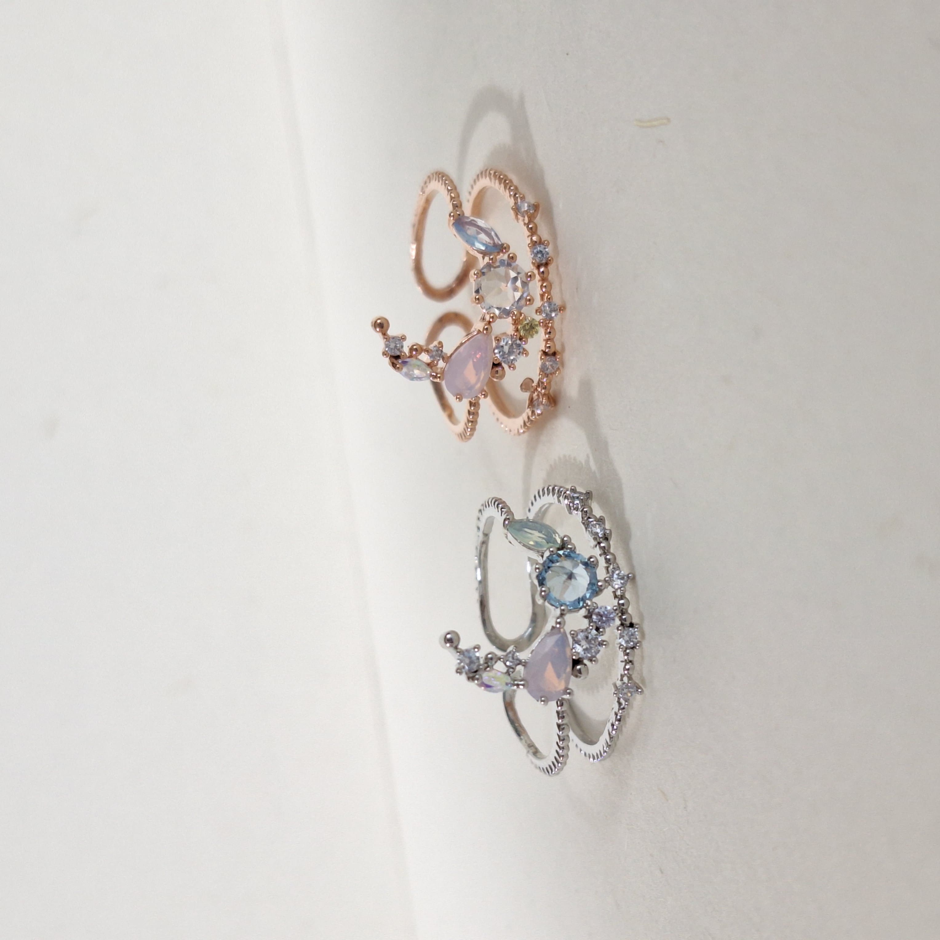 【E106】(戒指) 燦爛新月戒