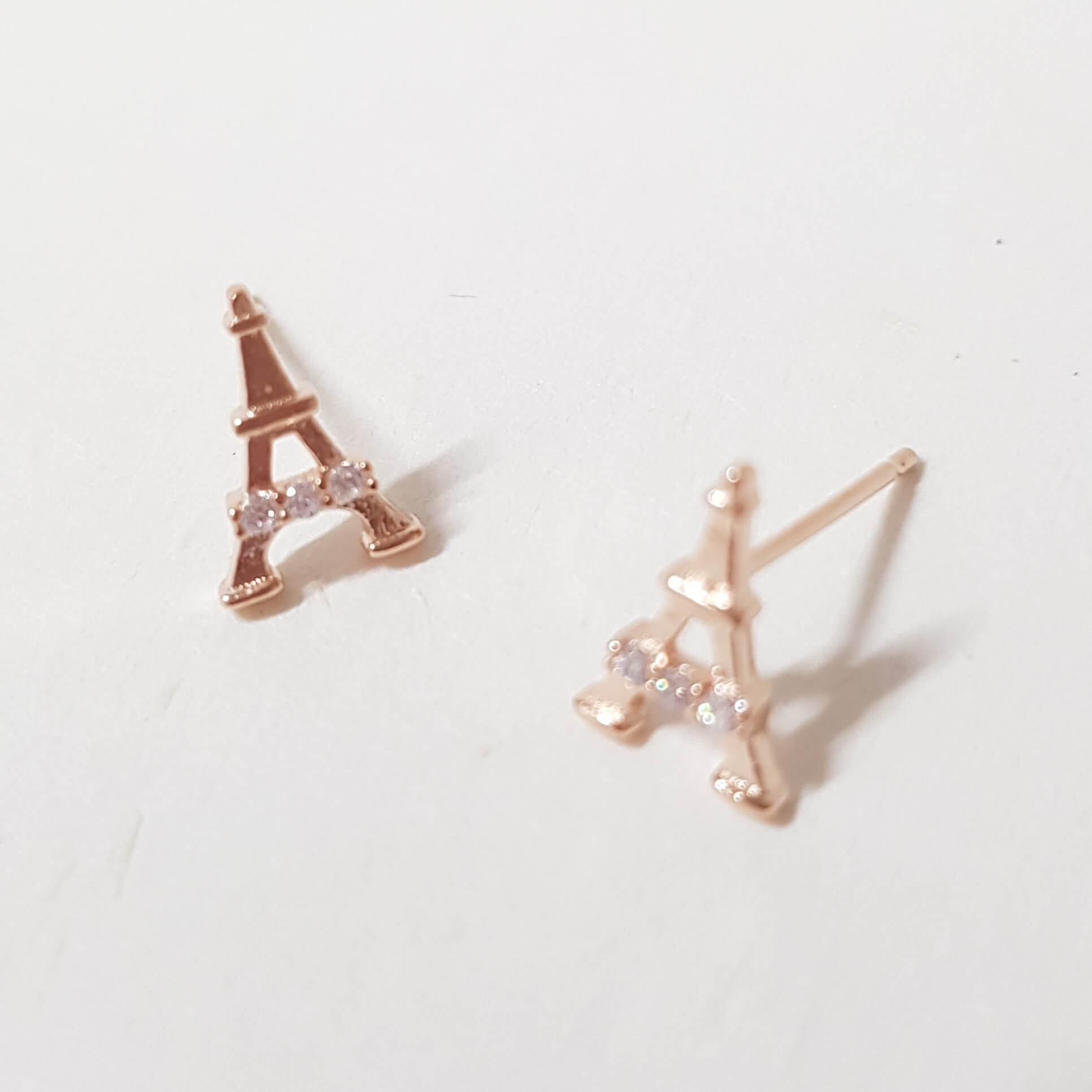 【F006】(925銀針耳環) 閃耀巴黎 4