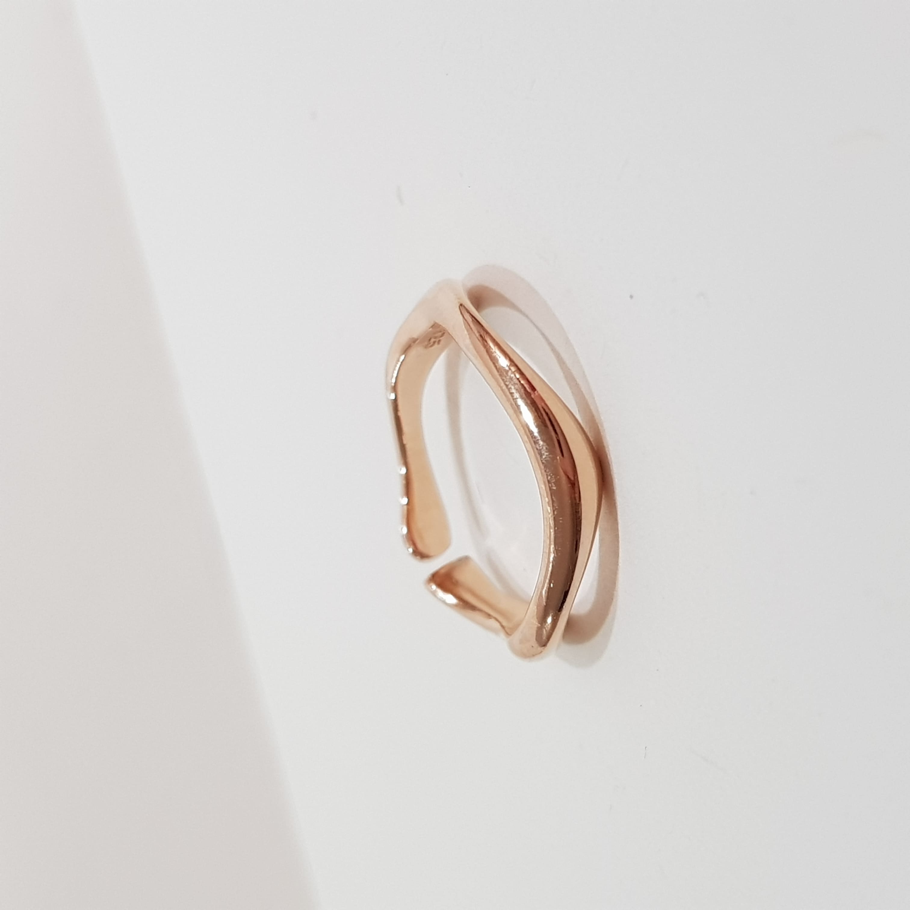 【G101】(925純銀戒指) 大波浪戒 5