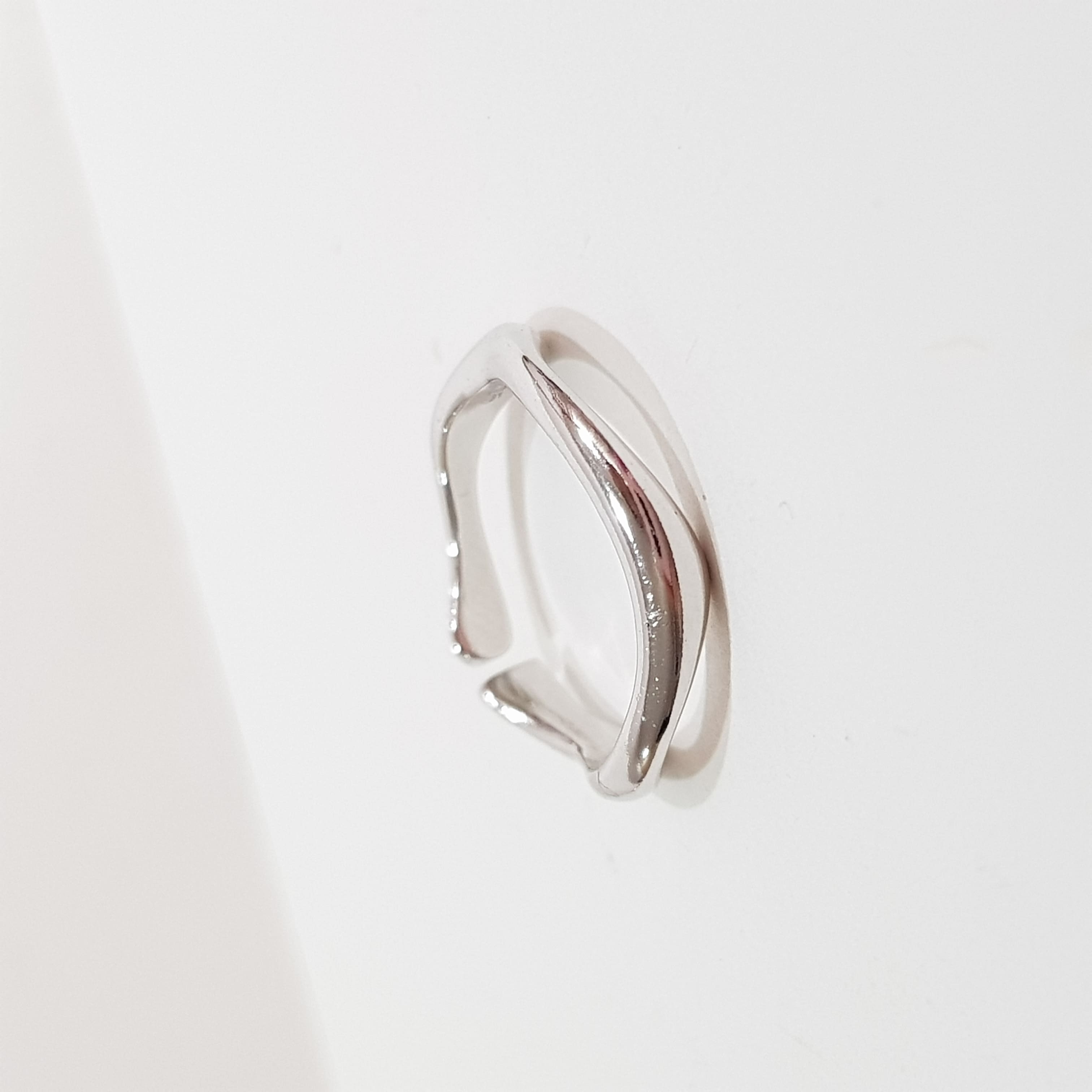 【G101】(925純銀戒指) 大波浪戒 4