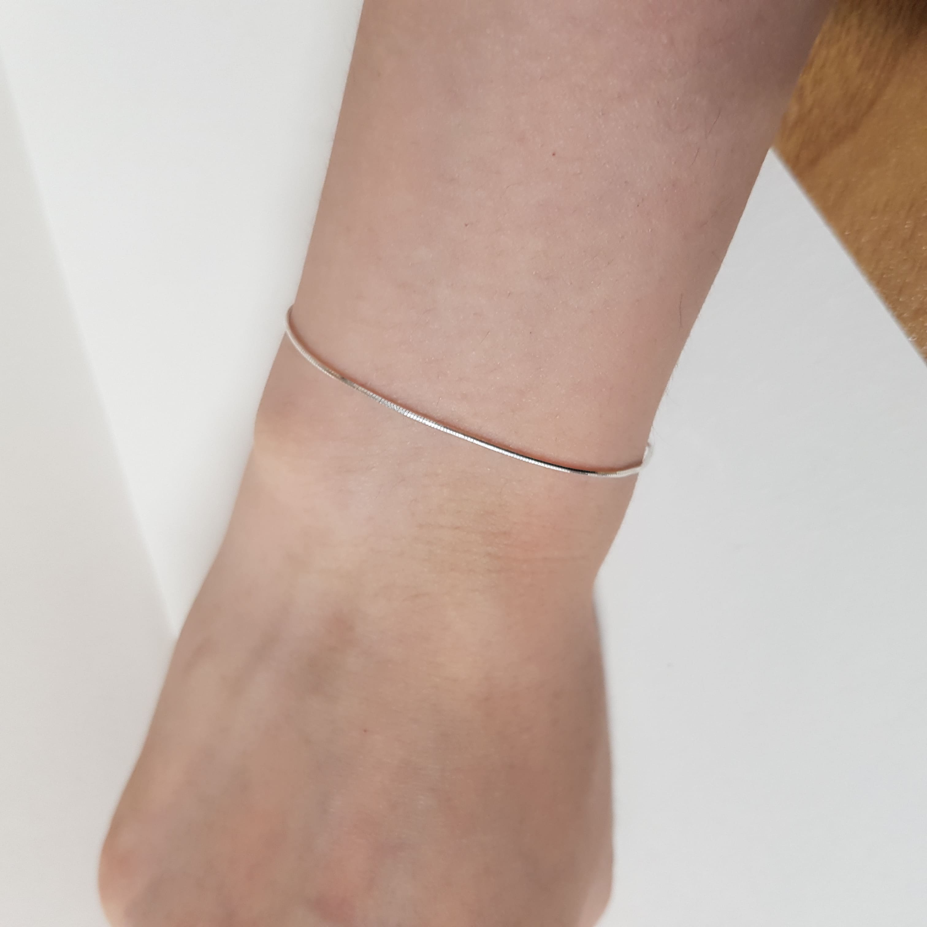 【I302】(925純銀手鍊) 樸實鍊 3