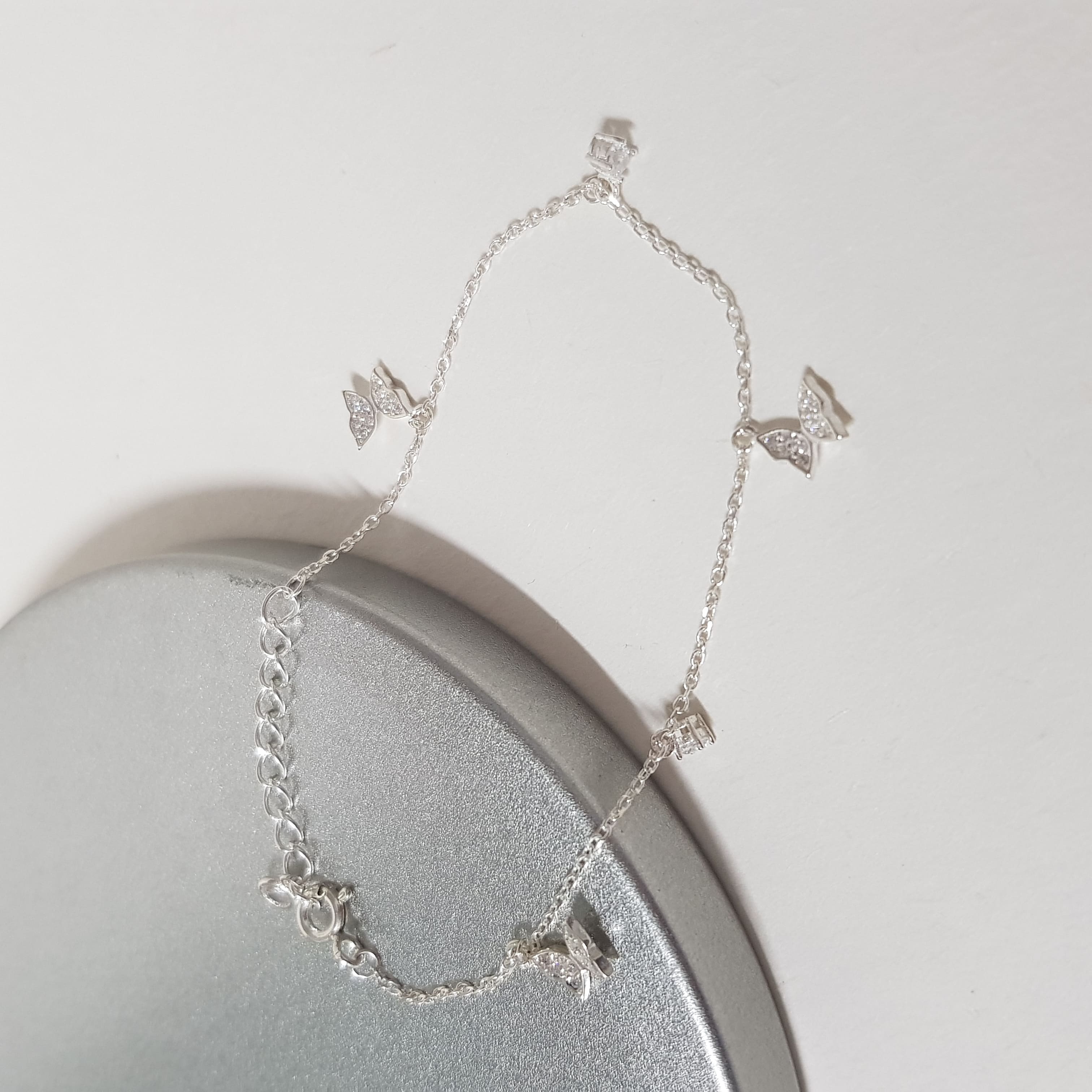 【I303】(925純銀手鍊) 翩翩小蝴蝶鍊