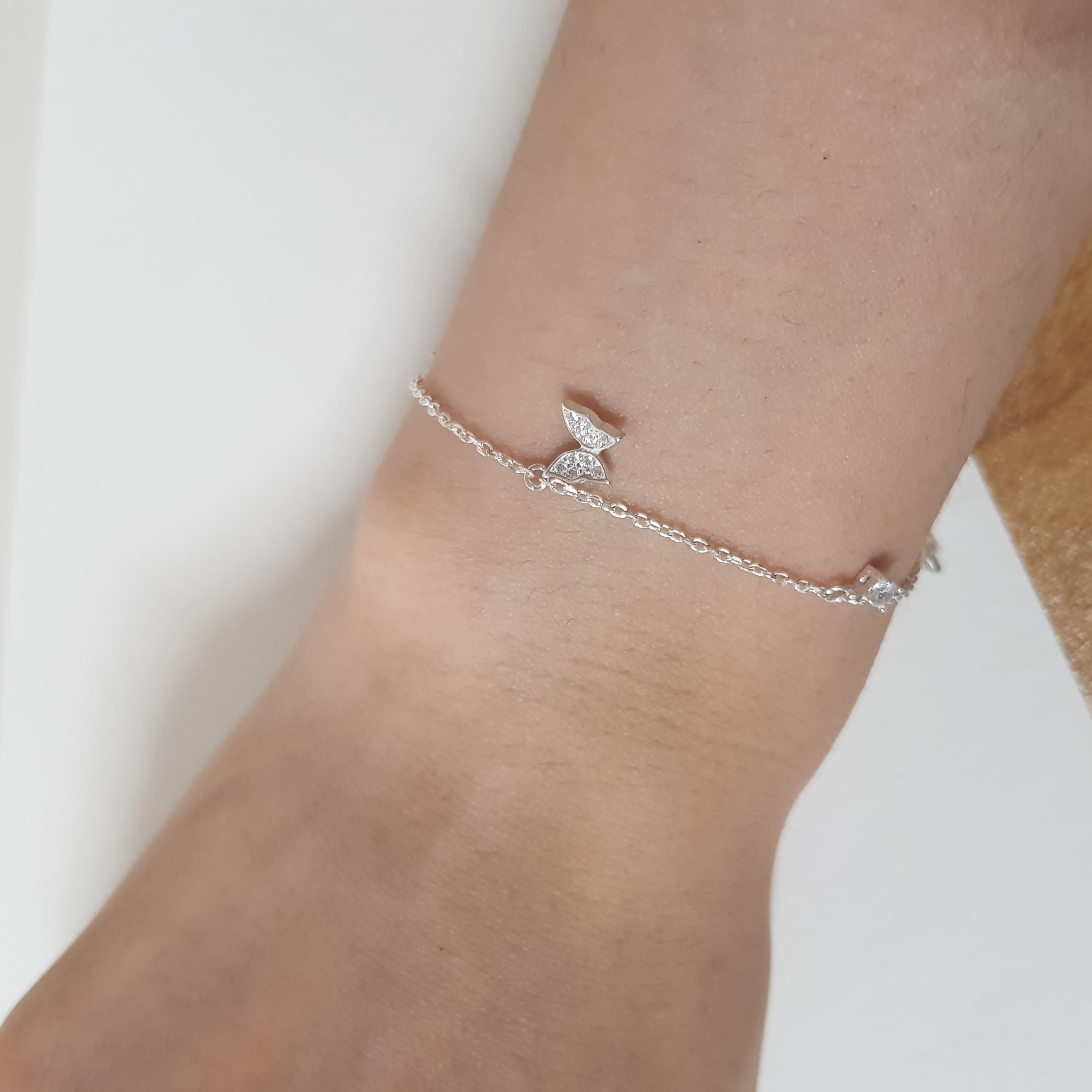 【I303】(925純銀手鍊) 翩翩小蝴蝶鍊 3