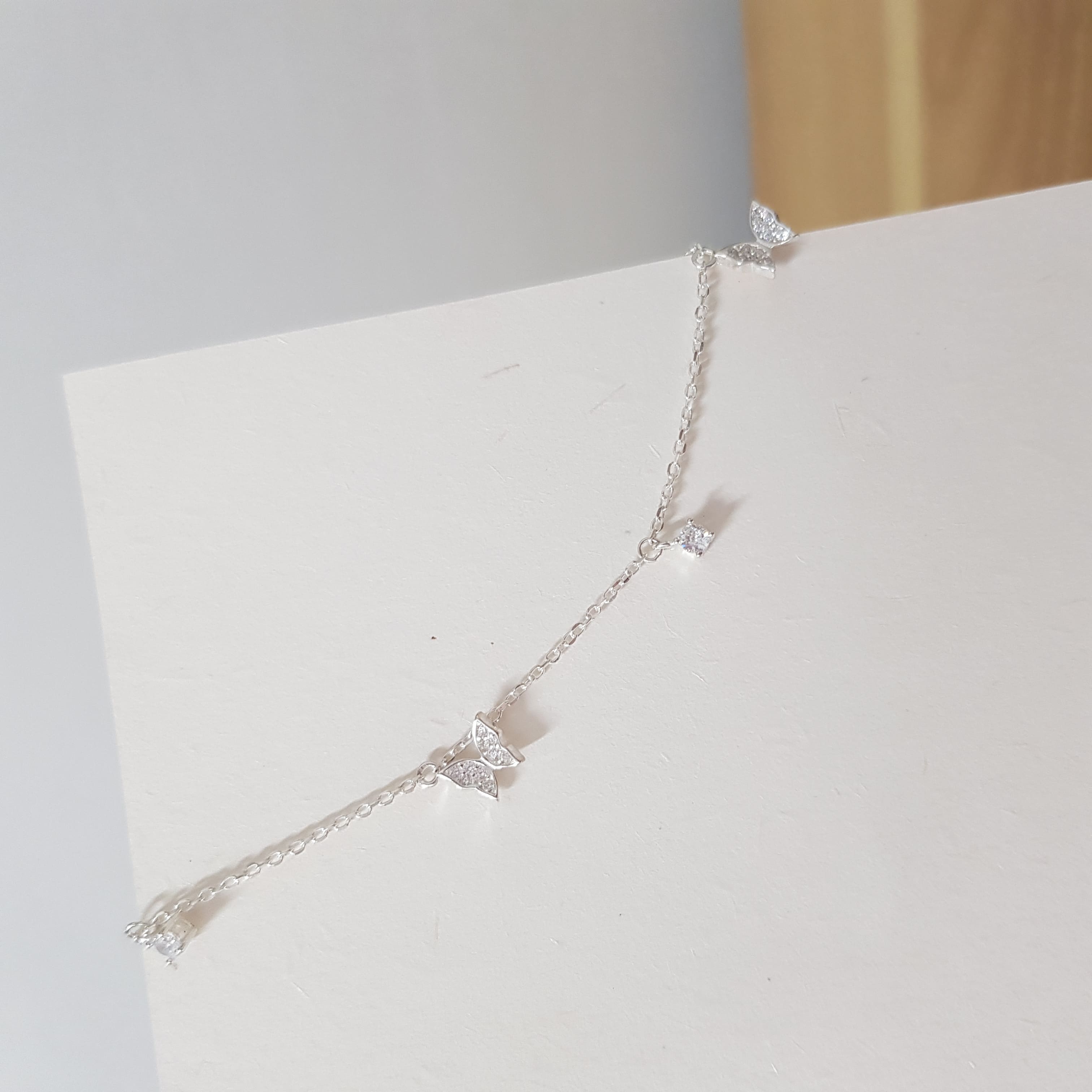 【I303】(925純銀手鍊) 翩翩小蝴蝶鍊 2