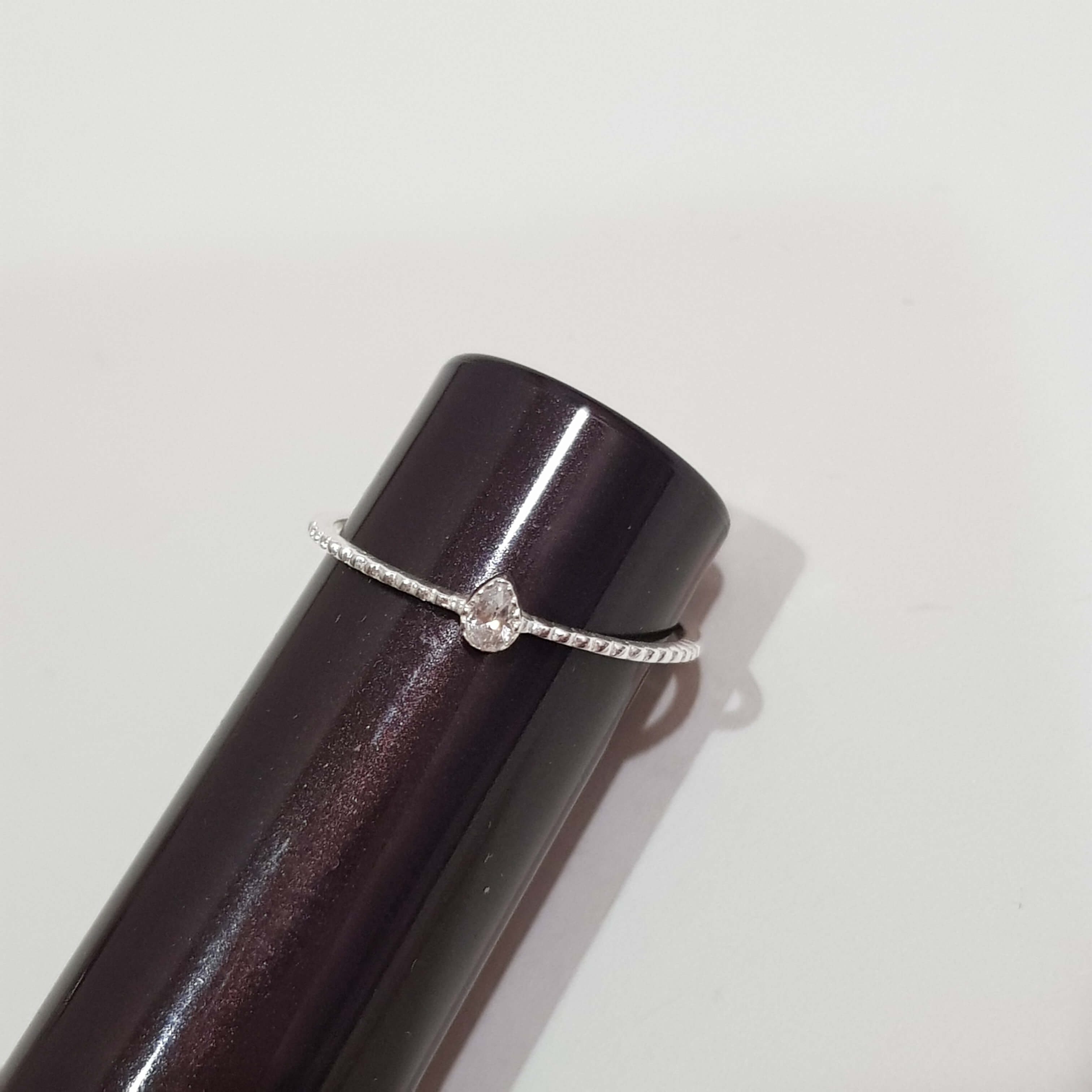 【L102】(925純銀戒指) 水滴戒 2