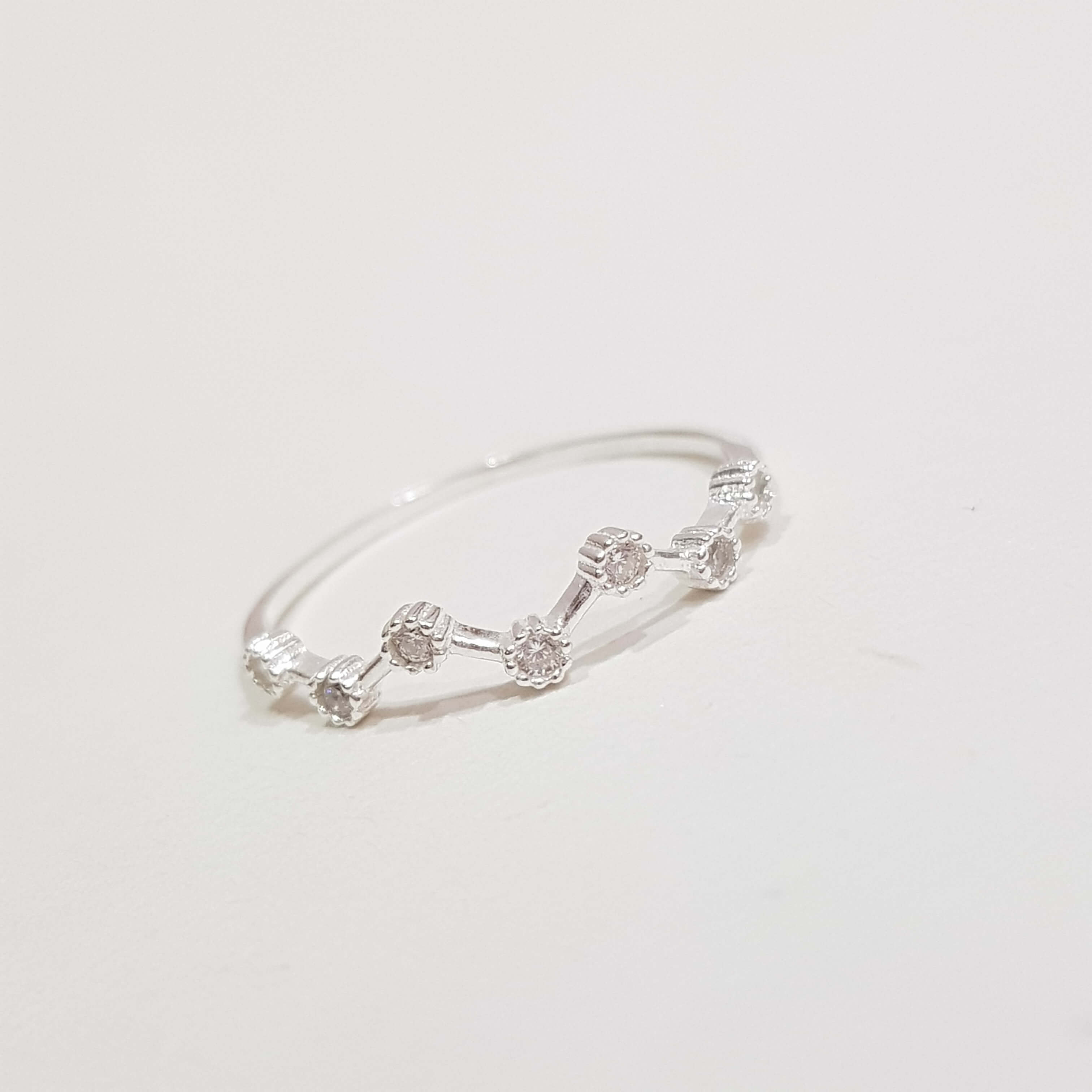 【L103】(925純銀戒指) 閃鑽戒