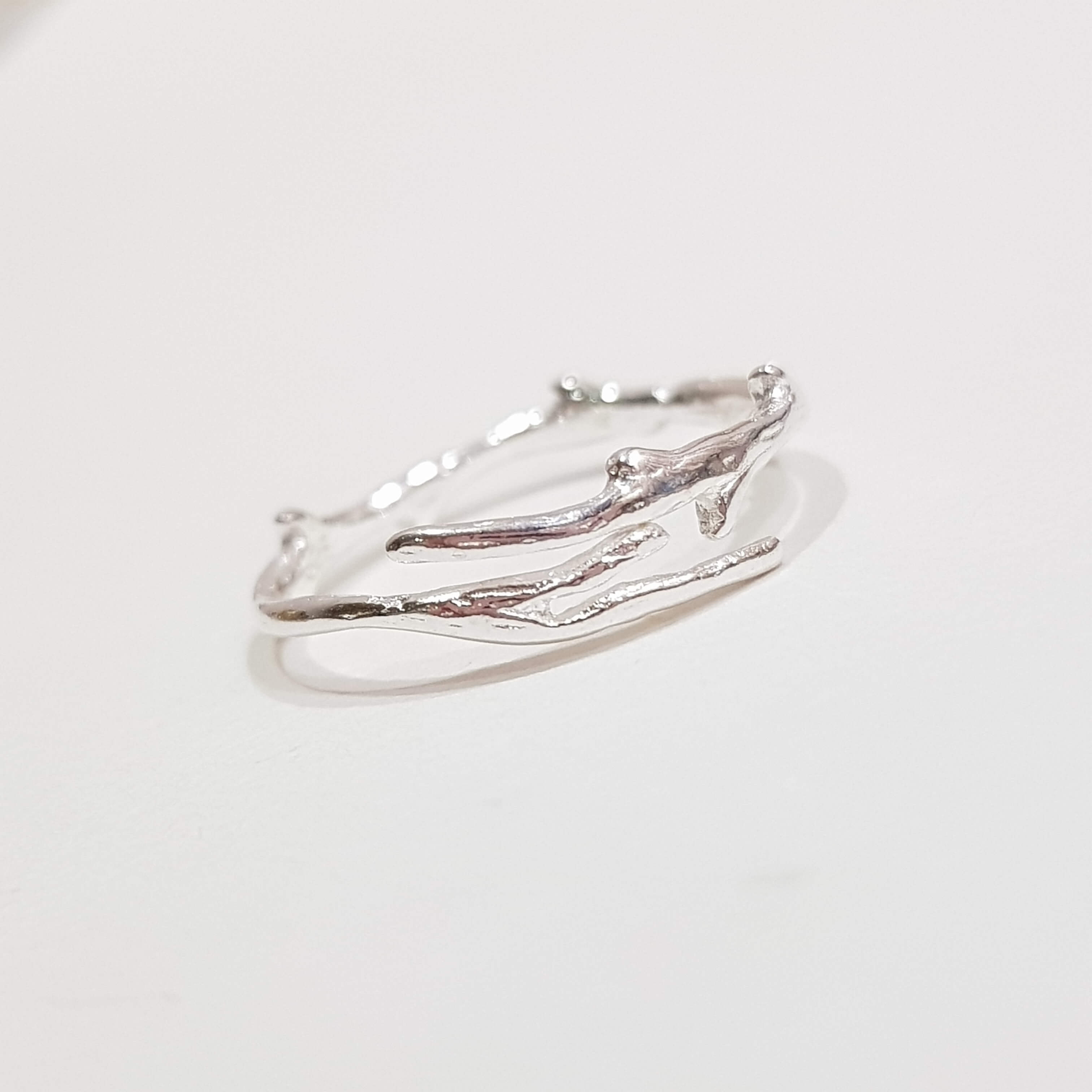 【L107】(925純銀戒指) 樹枝戒