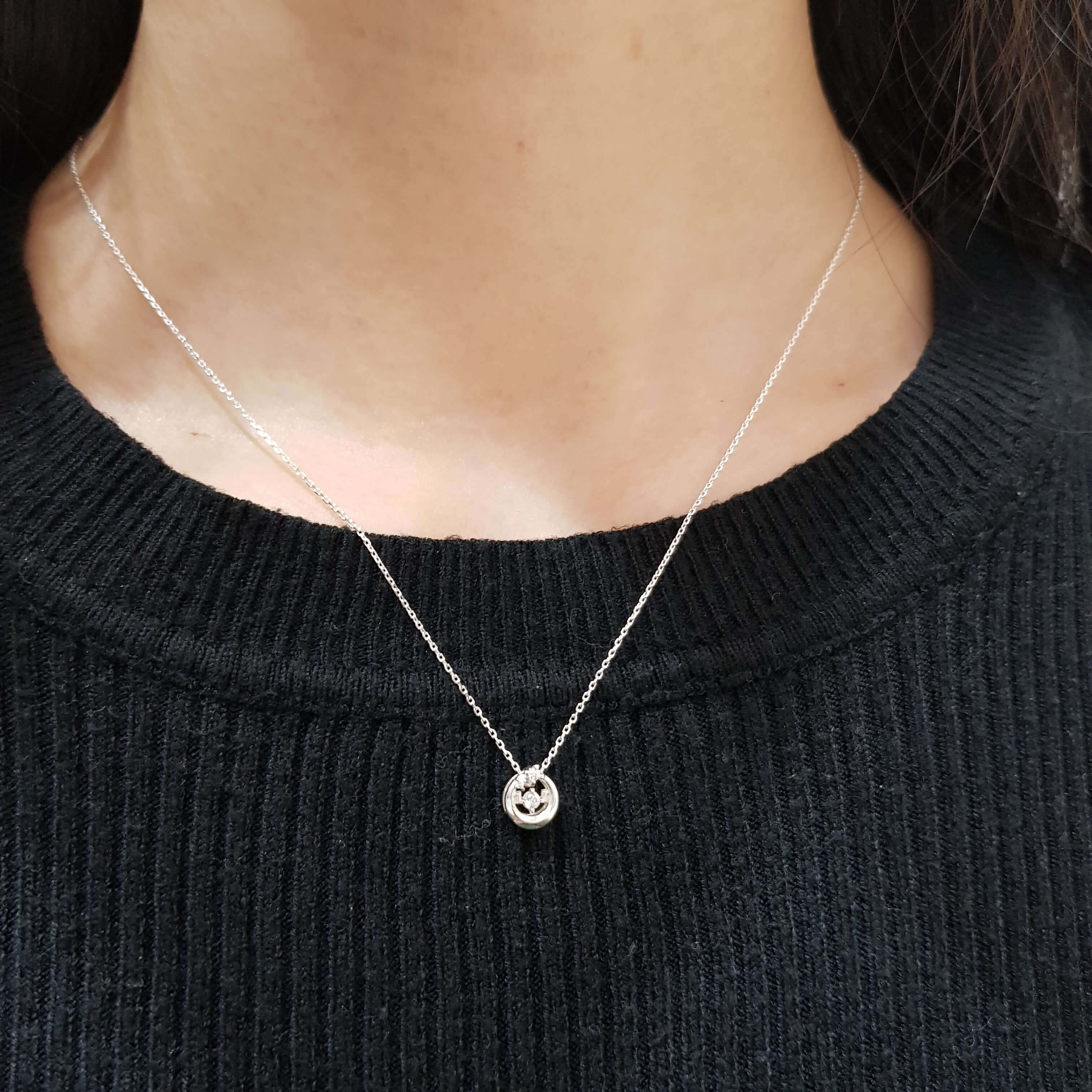 【L202】(925純銀項鍊) 圓心鍊 4