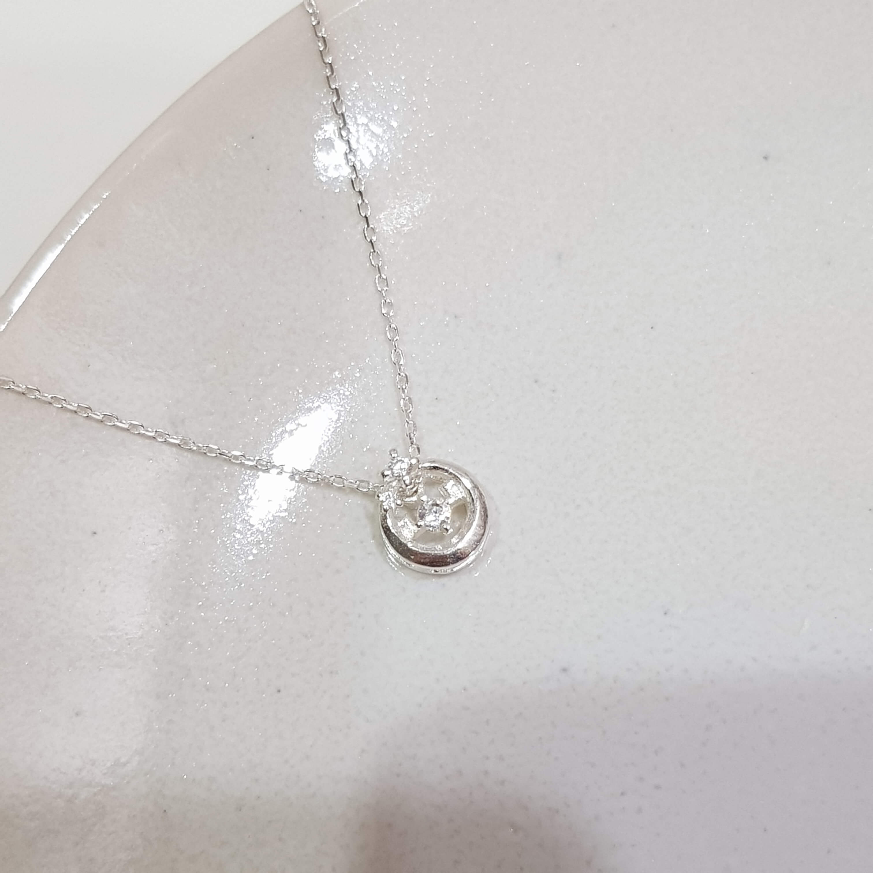 【L202】(925純銀項鍊) 圓心鍊