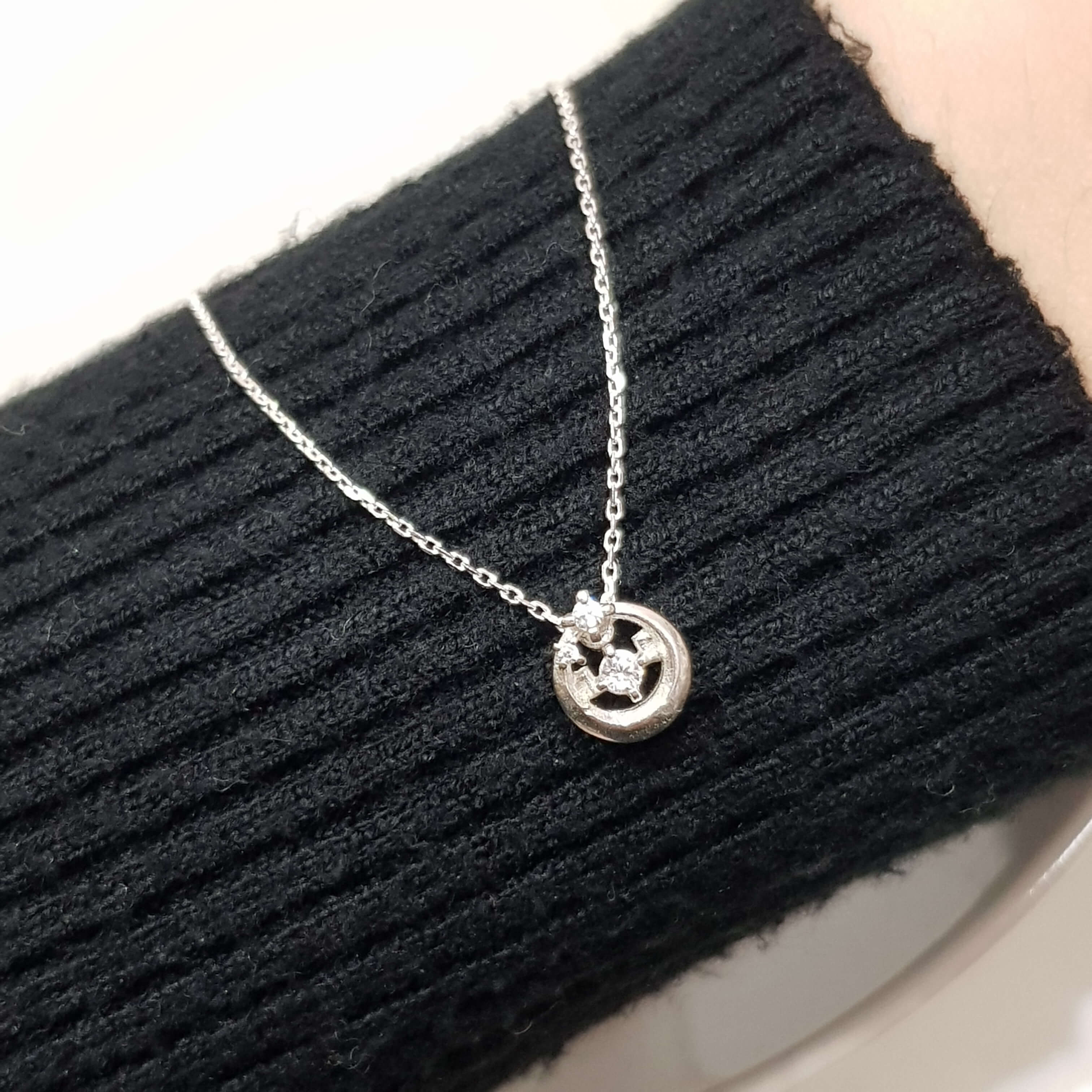 【L202】(925純銀項鍊) 圓心鍊 2