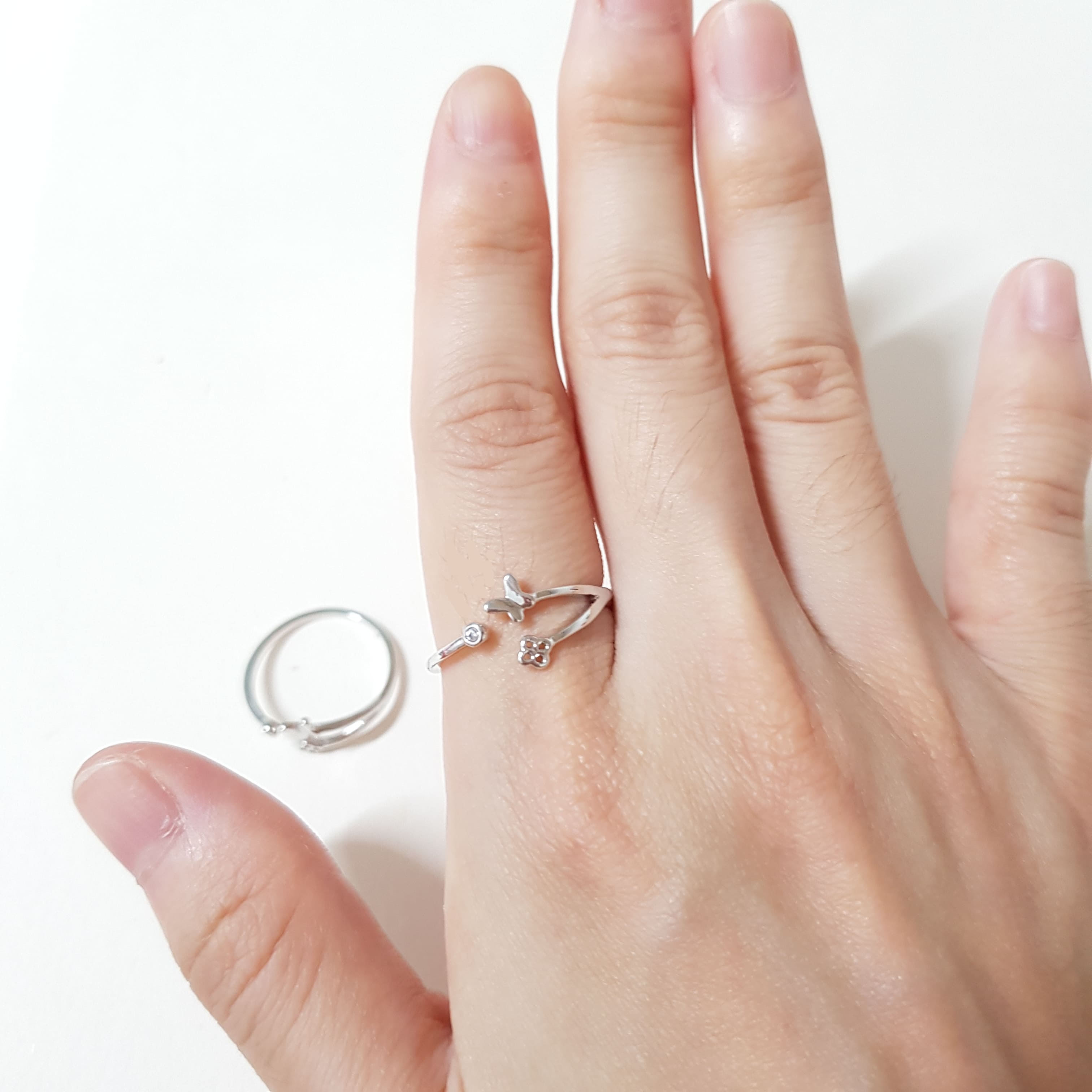 【M101】(戒指) 點點蝴蝶戒 3