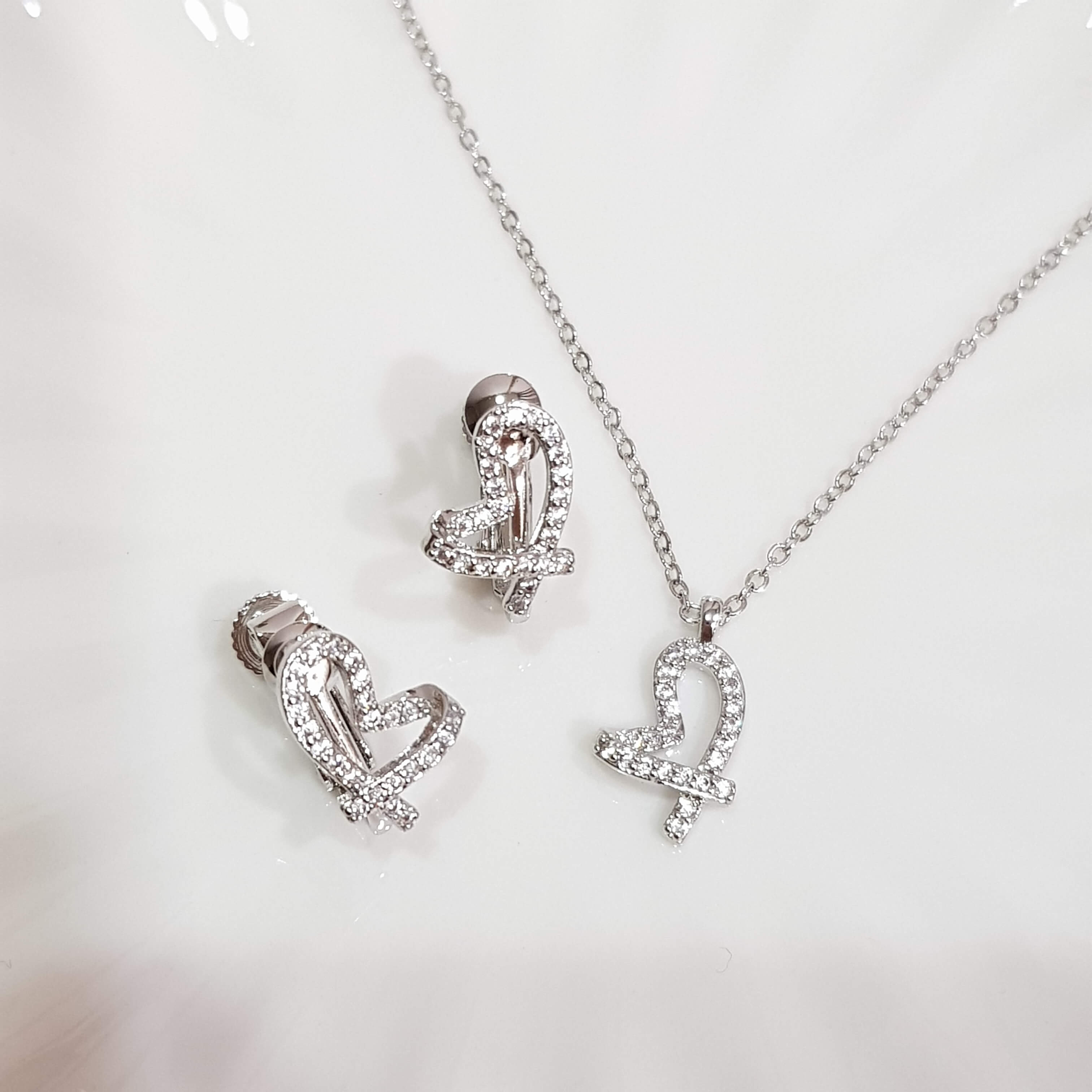 【M201】(項鍊) 閃亮愛心項鍊 4