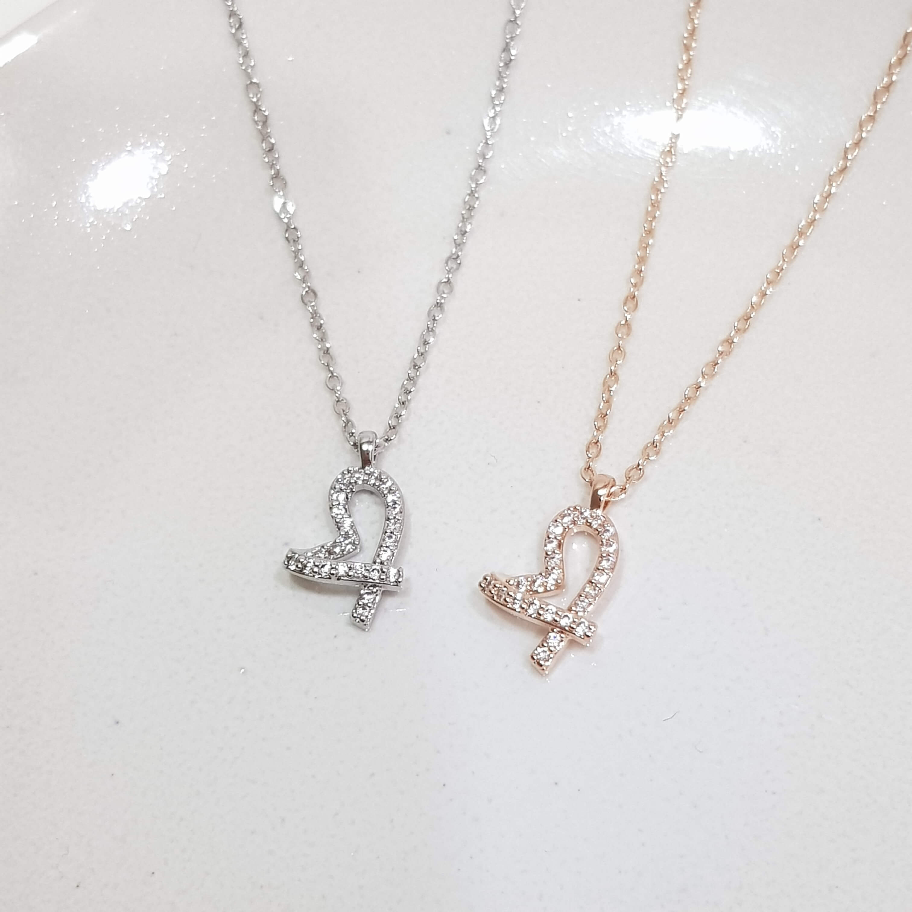 【M201】(項鍊) 閃亮愛心項鍊