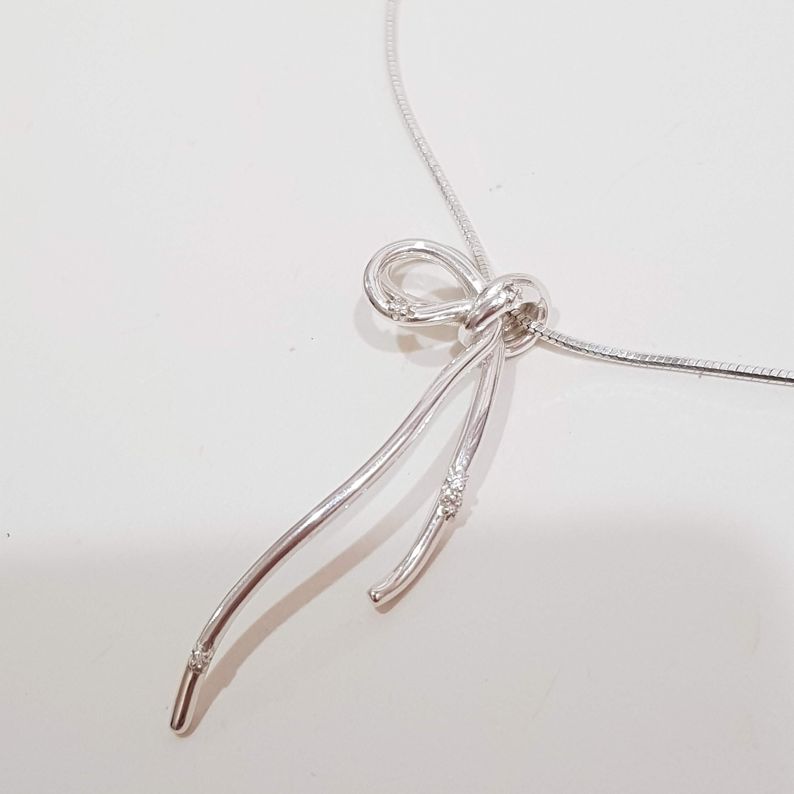 【P202】(925純銀項鍊) 打結鍊