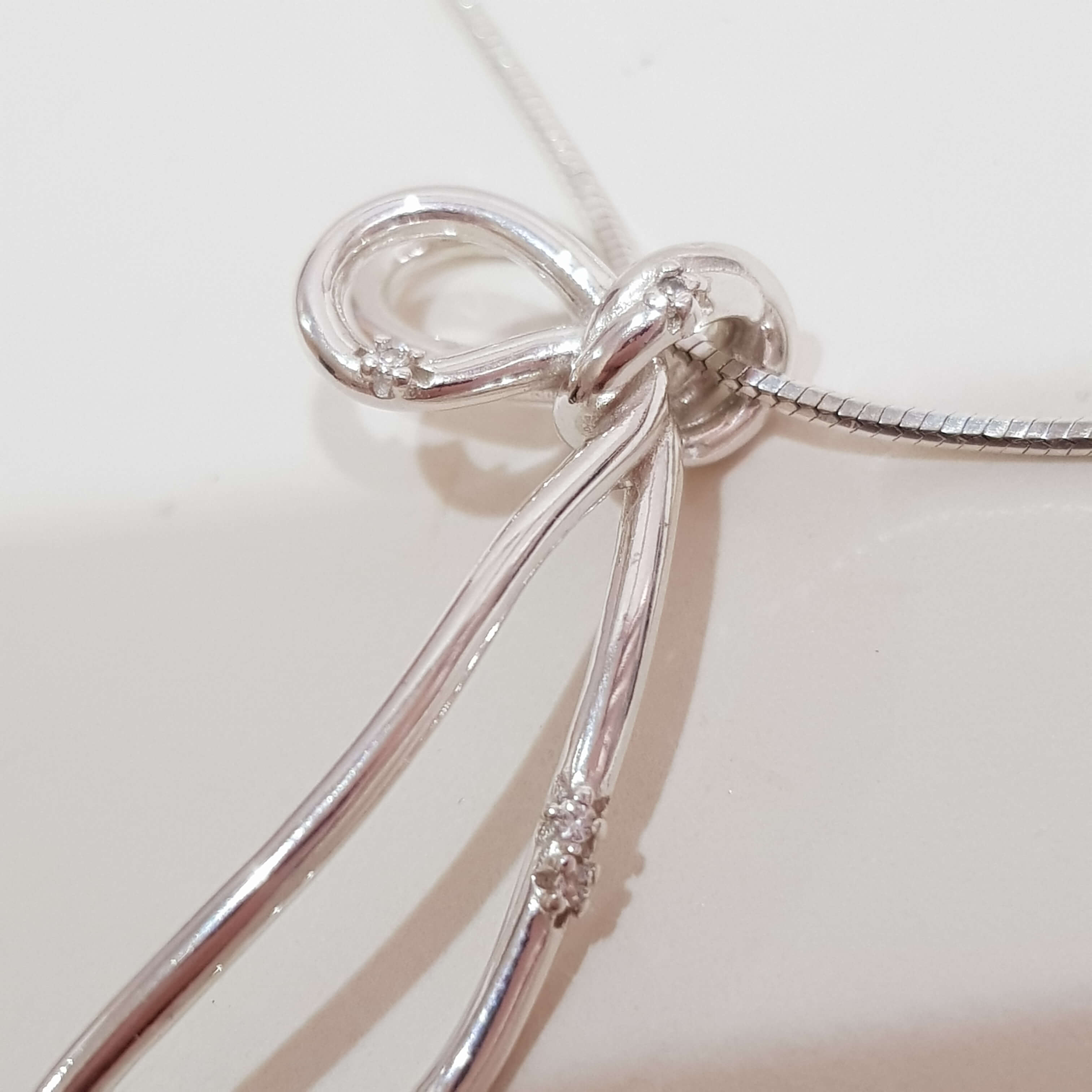 【P202】(925純銀項鍊) 打結鍊 4