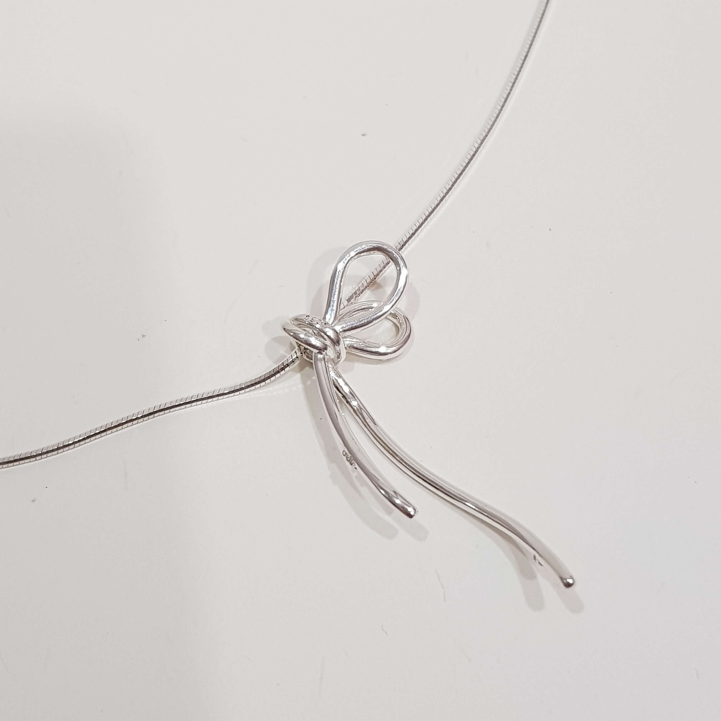 【P202】(925純銀項鍊) 打結鍊 2