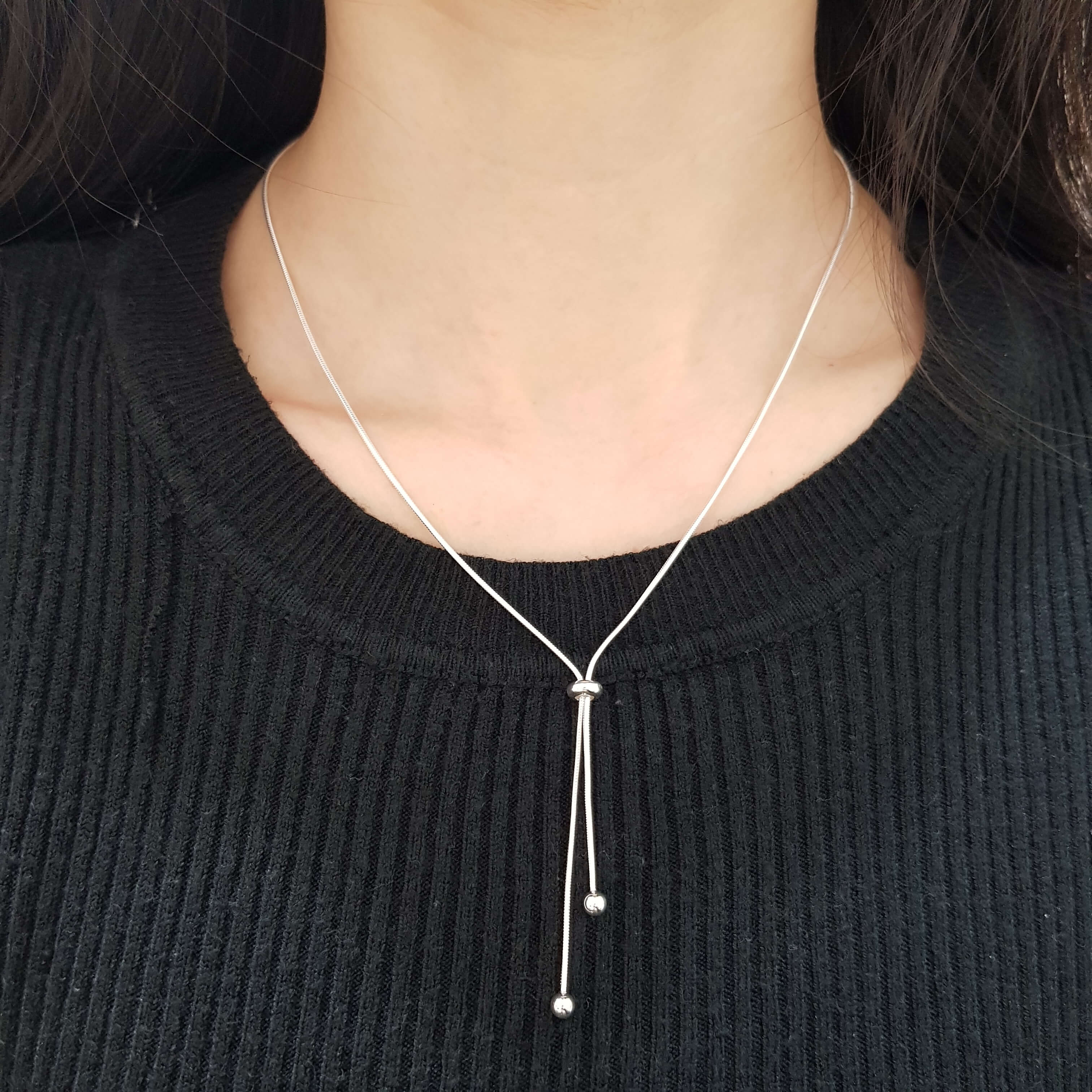 【P204】(925純銀項鍊) 兩條鍊 5