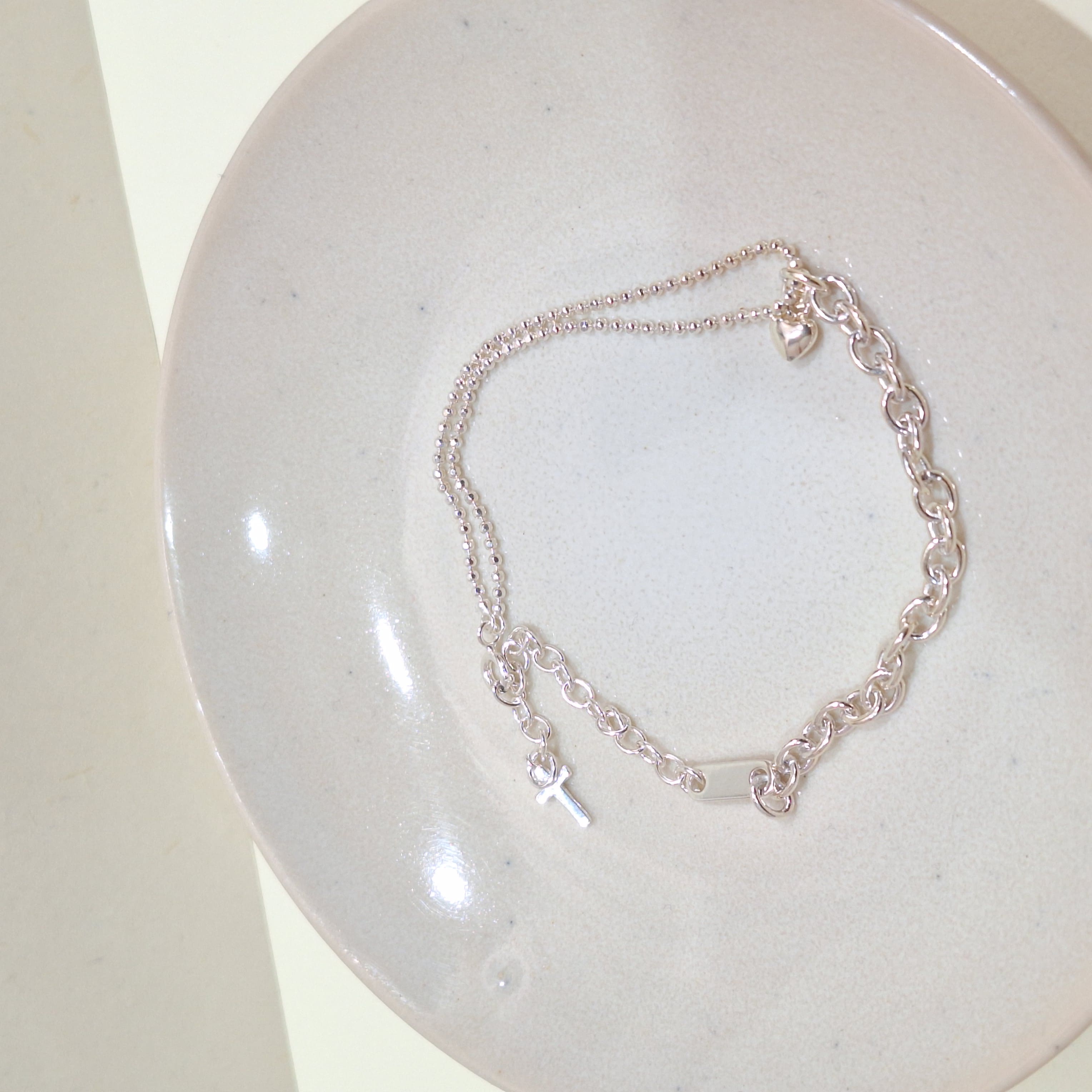 【P302】(925純銀手鍊) 架式手鍊