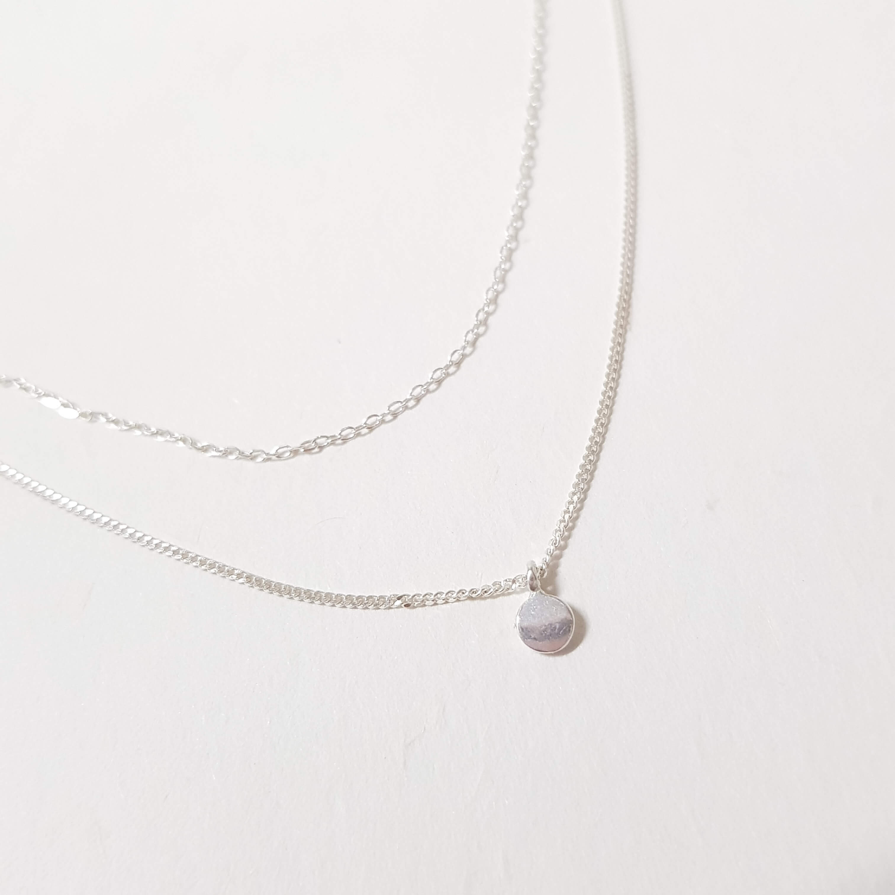 【T201】(925純銀項鍊) 小清新鍊