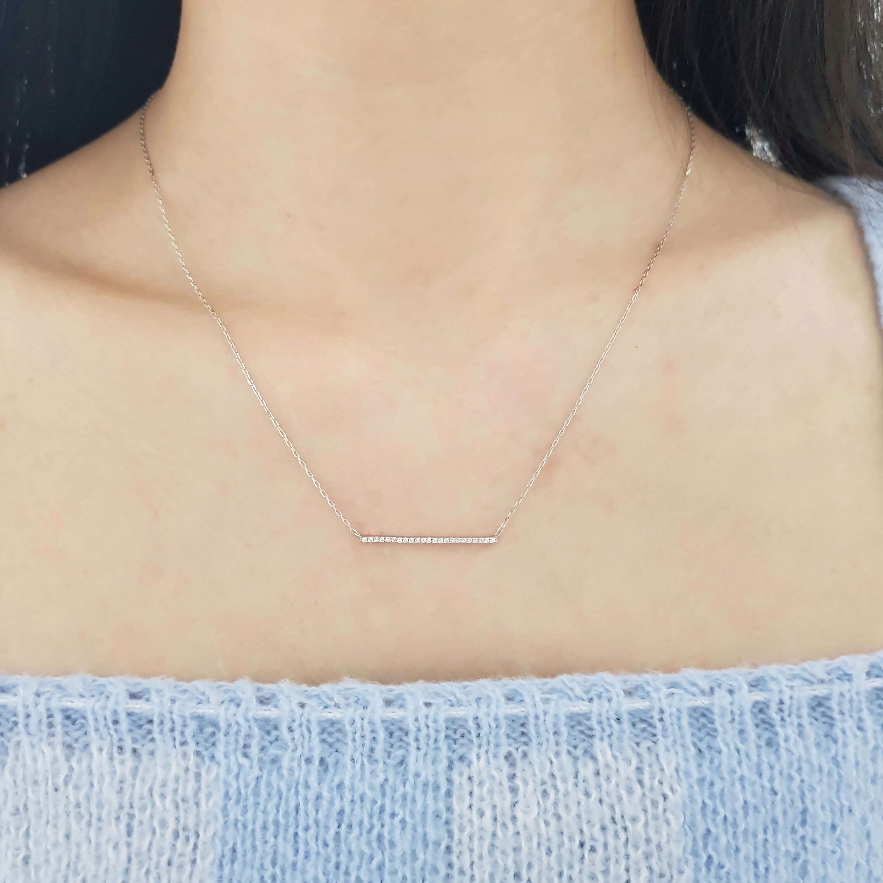 【T203】(白k金項鍊) 唯一鍊 3