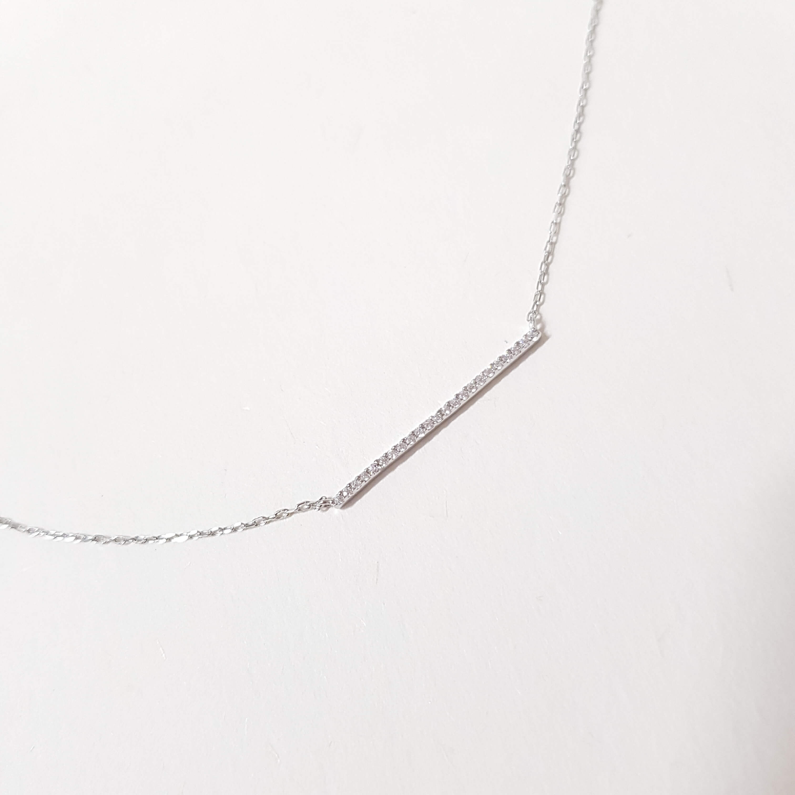 【T203】(白k金項鍊) 唯一鍊