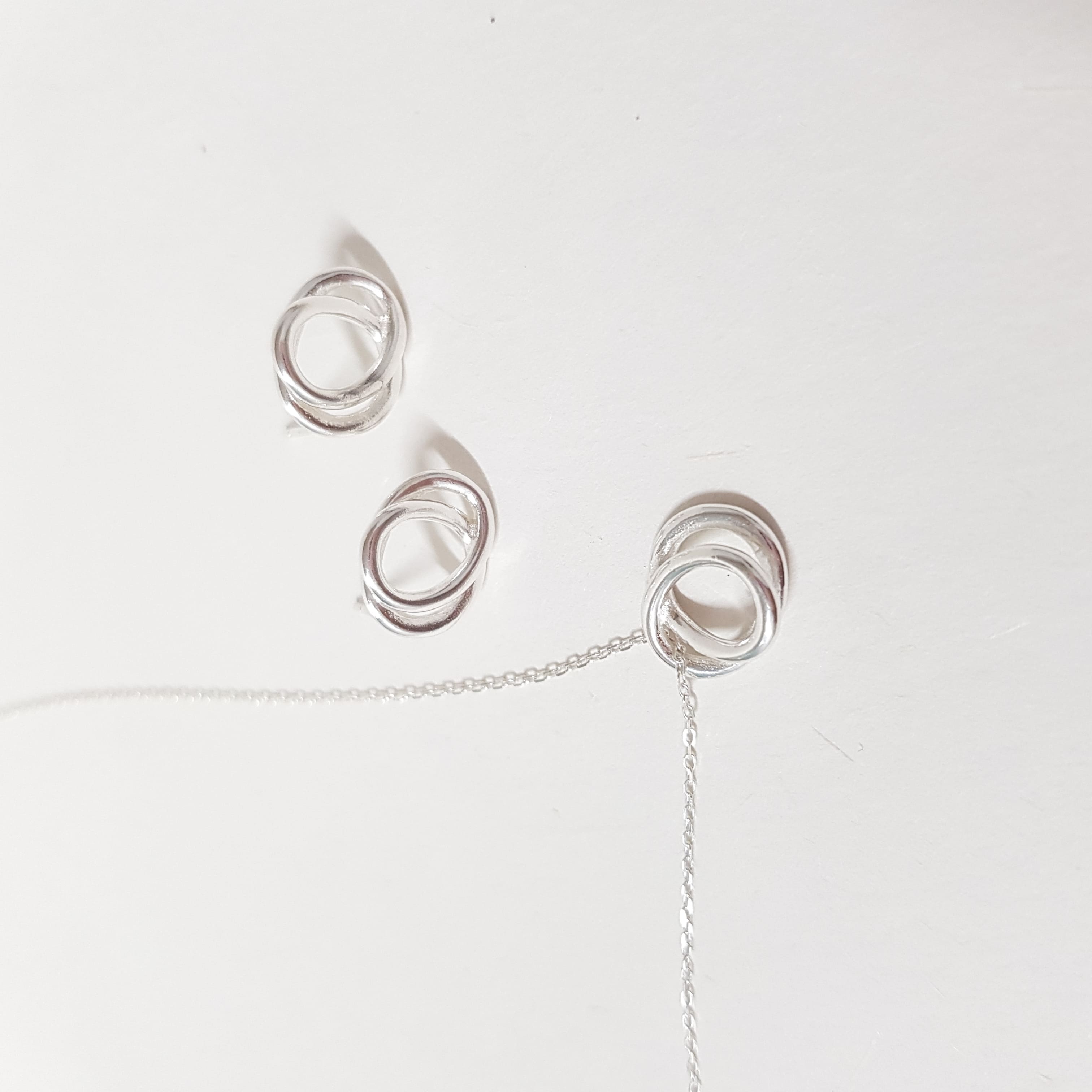 【T205】(925純銀項鍊) 圈圈圓圓鍊 5