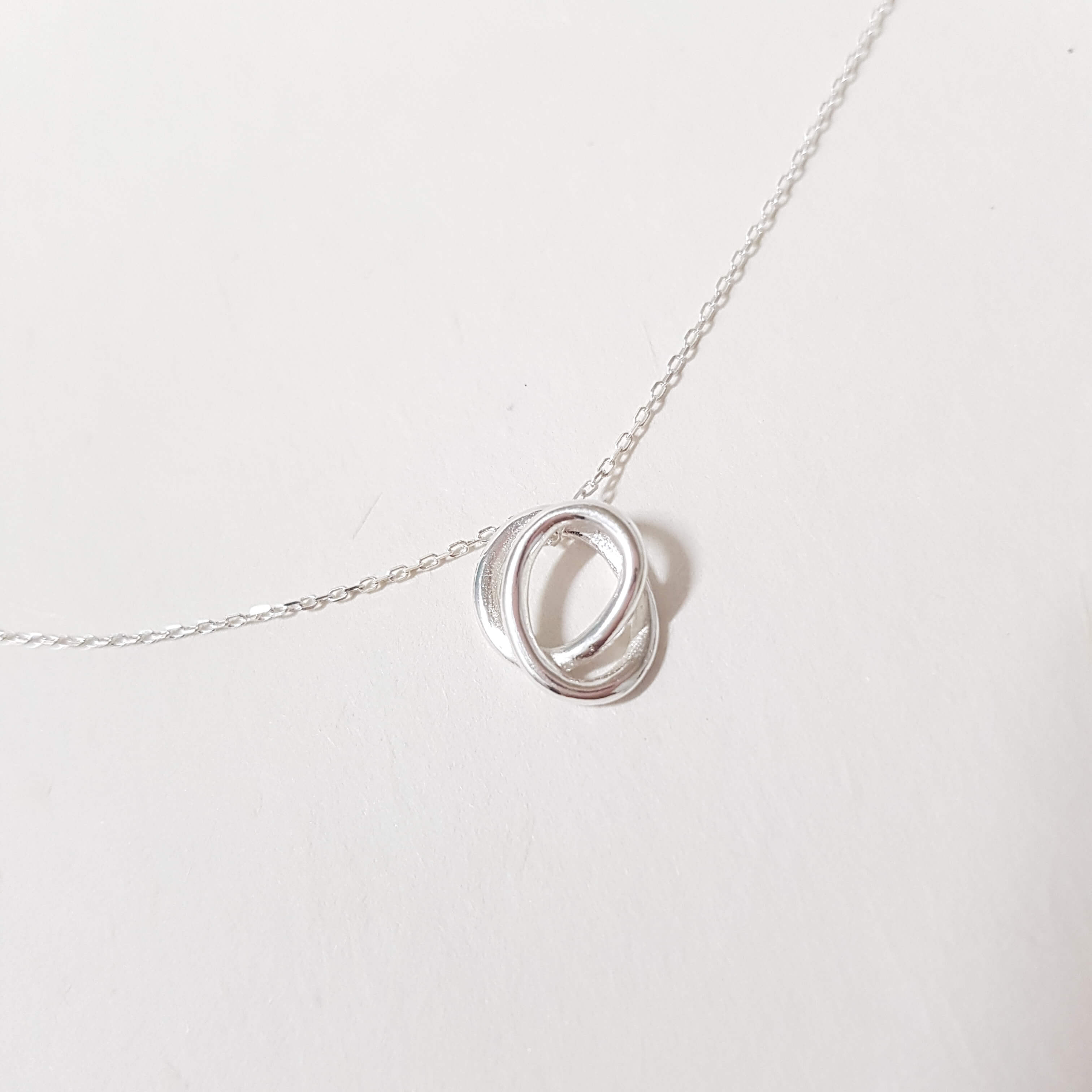 【T205】(925純銀項鍊) 圈圈圓圓鍊