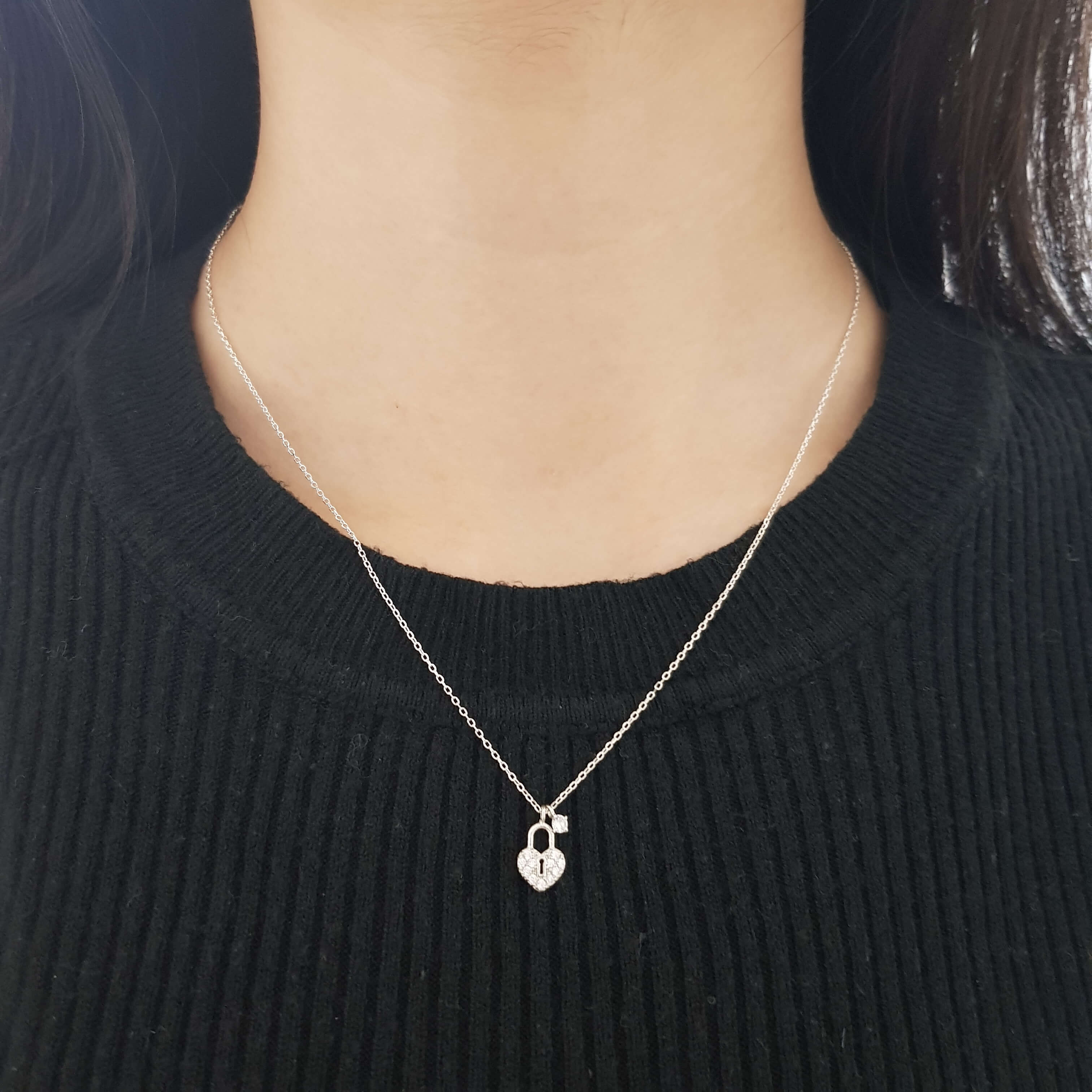 【T207】(925純銀項鍊) 鑰匙與鎖鍊 4