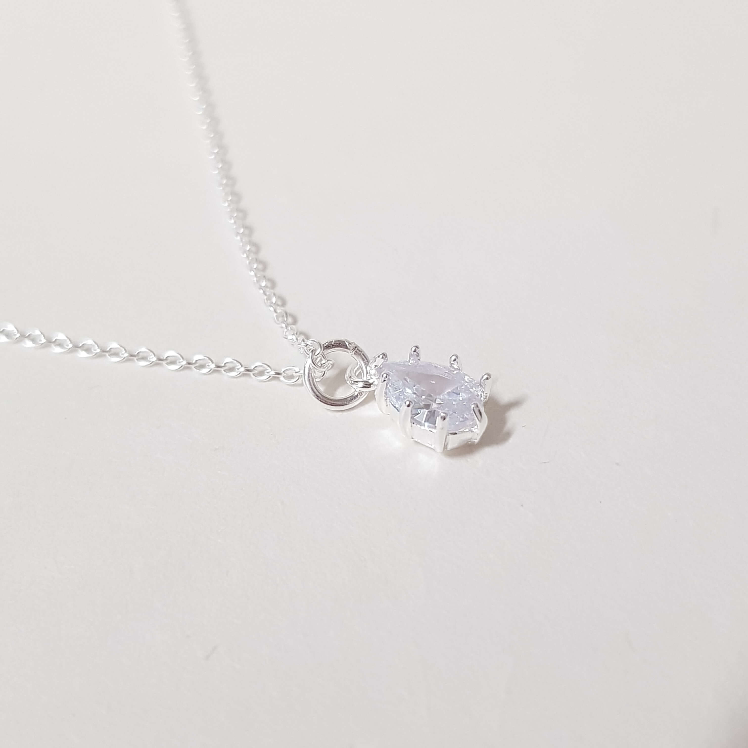 【W202】(925純銀項鍊) 水滴項鍊 2